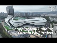 Ηχητική μόνωση Ενιαία γυάλινη αυλαία τοίχος πρόσοψη 5 mm - 19 mm πάχος