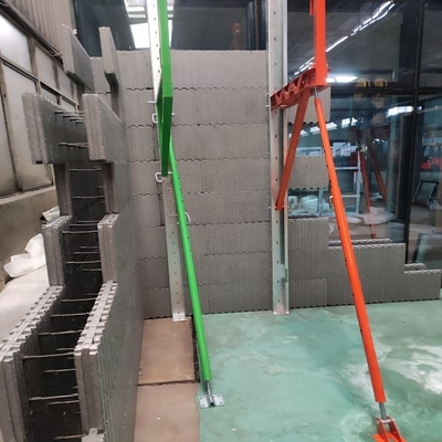Μονάδες μονωμένου σκυροδέματος EPS BuildBlocks ICF Τείχος Κατασκευή χάλυβα Φράκτης για αντοχή
