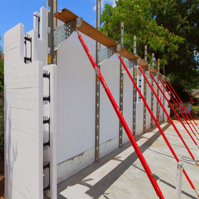 Μονάδες μονωμένου σκυροδέματος EPS BuildBlocks ICF Τείχος Κατασκευή χάλυβα Φράκτης για αντοχή