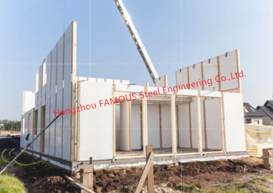 γυαλί ινών τσιμέντου επιτροπών τοίχων σάντουιτς 25300mm που ενισχύεται, πυρίμαχες επιτροπές σάντουιτς οξειδίων μαγνήσιου