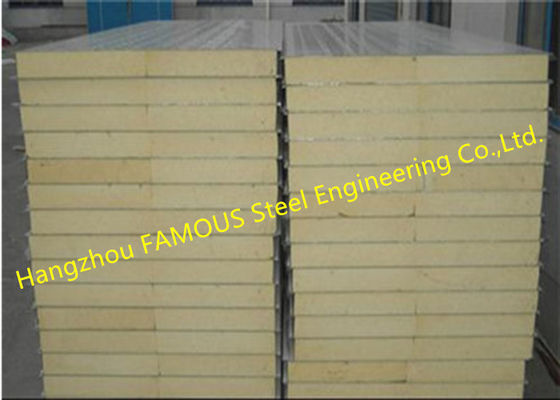 PU 150mm 200mm επιτροπές τοίχων σάντουιτς με την άριστη διατήρηση ερμηνείας